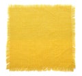 Yellow fabric sack