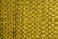 Yellow fabric texture. Yellow cloth background. Close up view of yellow fabric texture and background. Royalty Free Stock Photo