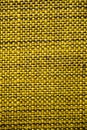 Yellow fabric texture. Yellow cloth background. Close up view of yellow fabric texture and background. Royalty Free Stock Photo