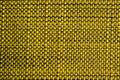 Yellow fabric texture. Yellow cloth background. Close up view of yellow fabric texture and background. Royalty Free Stock Photo