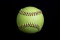 Yellow Fastpitch Softball Royalty Free Stock Photo