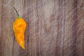 Yellow fatali chili pepper Royalty Free Stock Photo