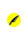 Yellow feather logo and victor image