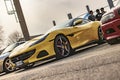 Yellow Ferrari Exhibition
