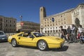 Yellow ferrari profile lecce