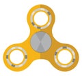 Yellow fidget spinner, icon