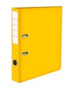 Yellow file Folder. ring binders . icon with yellow folder Royalty Free Stock Photo