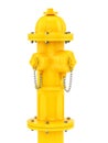 Yellow fire hydrant