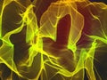 Yellow Fire smoke background. Royalty Free Stock Photo