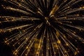 Yellow Fireworks Royalty Free Stock Photo