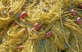 Yellow fishing nets