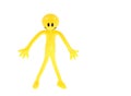 Yellow Flexi-plastic Figure 1