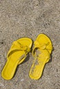 Yellow Flip-Flops