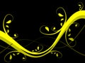 Yellow Floral Background