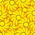 Yellow flowers - seamless