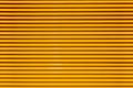 Yellow fluted metal corrugated metal texture, ribbed metallic surface, wavy iron wall pattern