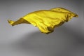 Yellow flying fabric