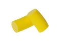 Yellow foam ear plugs Royalty Free Stock Photo