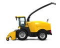 Yellow Forage Harvester