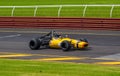Yellow Formula 5000 car
