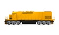 Yellow Freight Train Royalty Free Stock Photo