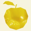 Yellow fruit-shaped