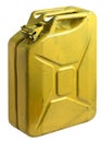 Yellow fuel tank Royalty Free Stock Photo