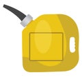 Yellow fuel tank, icon Royalty Free Stock Photo