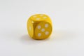 Yellow Game Dice