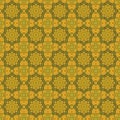Yellow and geen octagonal pattern
