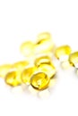 Yellow gelatin pills