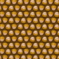 Yellow Gemstones Pattern on background, color Stones composition.
