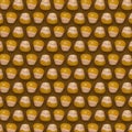 Yellow Gemstones Pattern on background, color Stones composition. Royalty Free Stock Photo