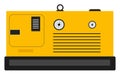 Yellow generator ,illustration, vector