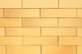 Yellow German Ceramic Clinker Brick Textured Wall Background