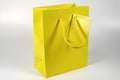 Yellow Gift Bag Royalty Free Stock Photo