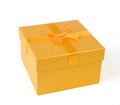 Yellow gift box