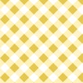 Yellow Gingham pattern. Squares Texture for plaid, tablecloths, clothes, shirts, dresses, paper, bedding, blankets, quilts and oth Royalty Free Stock Photo