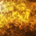 Yellow glass broken space background