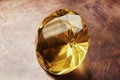 yellow glass cooper background jewelry light textured luxury