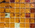 Yellow Glass Tiles Background Image Royalty Free Stock Photo