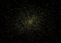 Yellow glitter background effect. galaxy , universe , Sparkling star texture Royalty Free Stock Photo