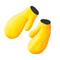 Yellow gloves