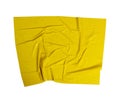 Yellow Glued Paper Texture with Creases Surface Grunge Effect