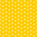 Yellow gold background polka dots pattern, illustration,