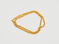 Yellow gold necklace Royalty Free Stock Photo