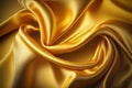 Yellow gold silk satin abstract background