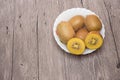 Yellow or gold kiwi fruits Royalty Free Stock Photo