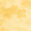 Yellow gold watercolor texture background, hand painted Royalty Free Stock Photo