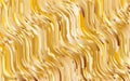 Yellow-golden gradient background. Minimal design. Abstract pattern with wave lines. Gold texture. Luxury striped background Royalty Free Stock Photo
